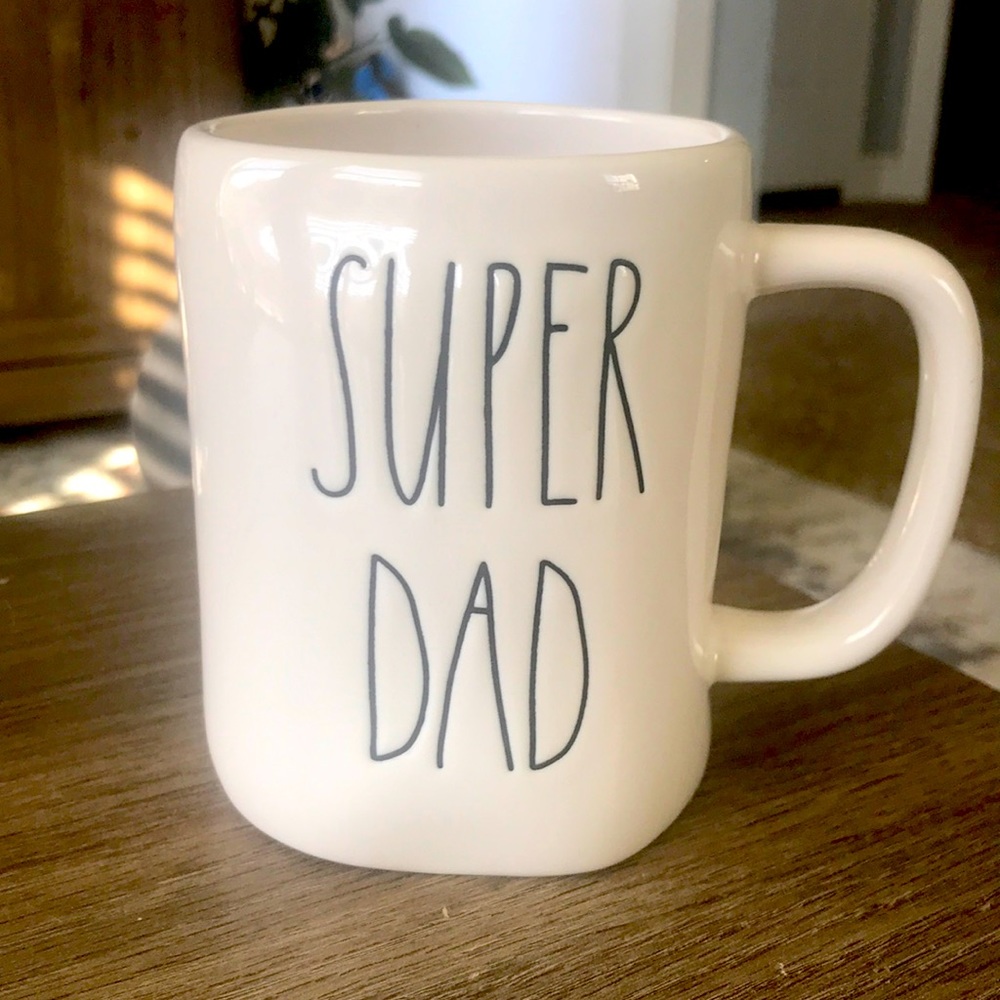 Rae Dunn Super Dad Mug